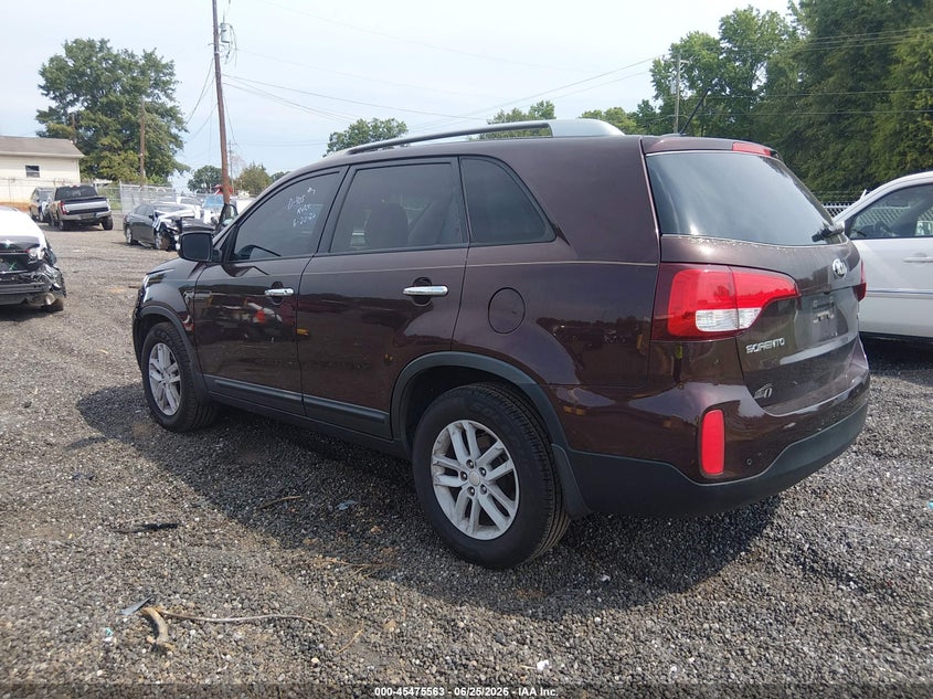 2015 KIA SORENTO auction photo 3