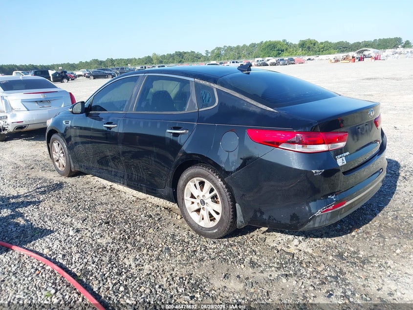 Vin: 5xxgt4l39gg106894, lot: 45973867, kia optima lx 20163