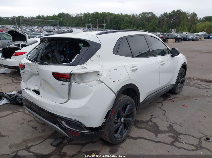 Vin: lrbfznr49md164539, lot: 45973910, buick envision fwd essence 20214
