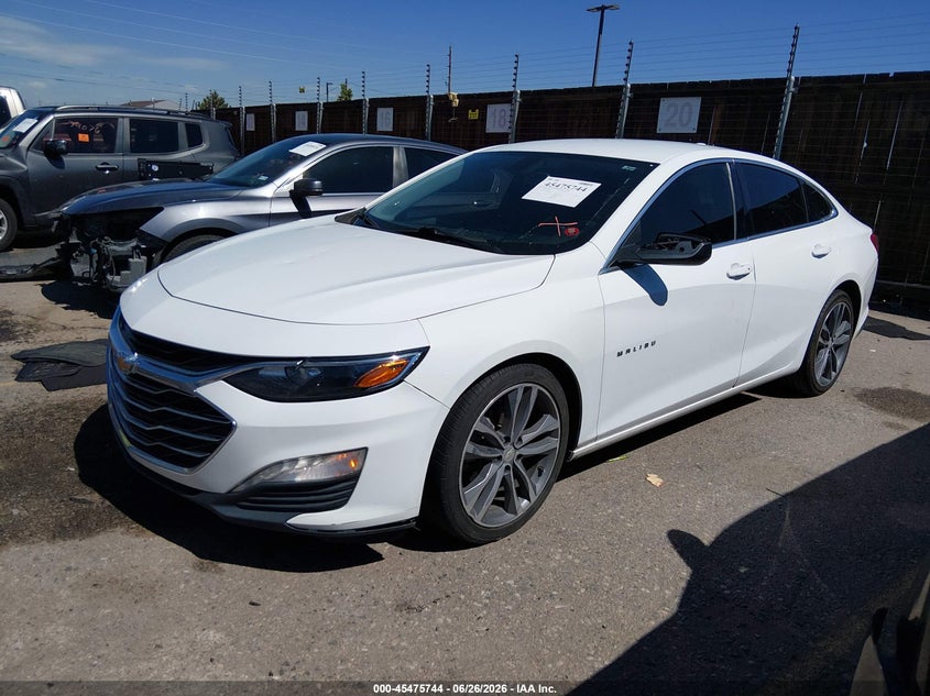 2021 Chevrolet Malibu, Град, IAAI, VIN 1G1ZD5ST7MF026963 — фото 2