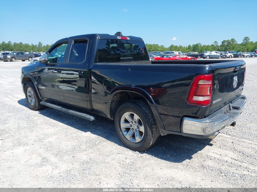 Vin: 1c6srfdt9ln281378, lot: 45973931, ram 1500 laramie  4x4 6'4 box 20203