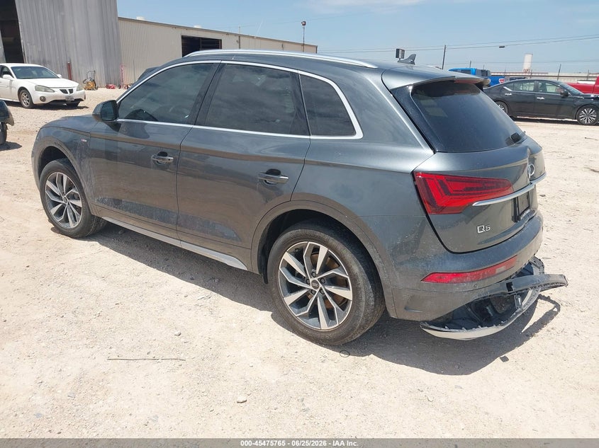 Vin: wa1eaafyxr2035792, lot: 45973940, audi q5 premium plus 45 tfsi s line quattro 20243