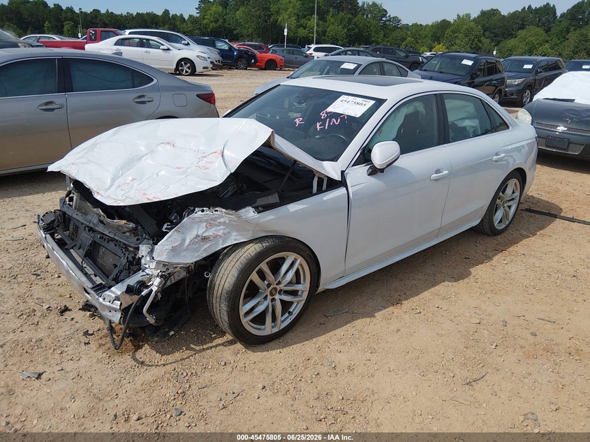 Vin: waueaaf41nn008599, lot: 45973980, audi a4 premium plus 45 tfsi s line quattro s tronic 20222