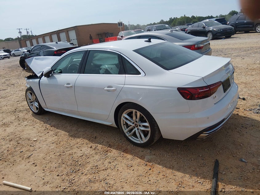 Vin: waueaaf41nn008599, lot: 45973980, audi a4 premium plus 45 tfsi s line quattro s tronic 20223