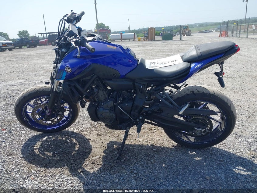 2022 Yamaha Mt07 VIN: JYARM32E9NA004597 Lot: 45475846