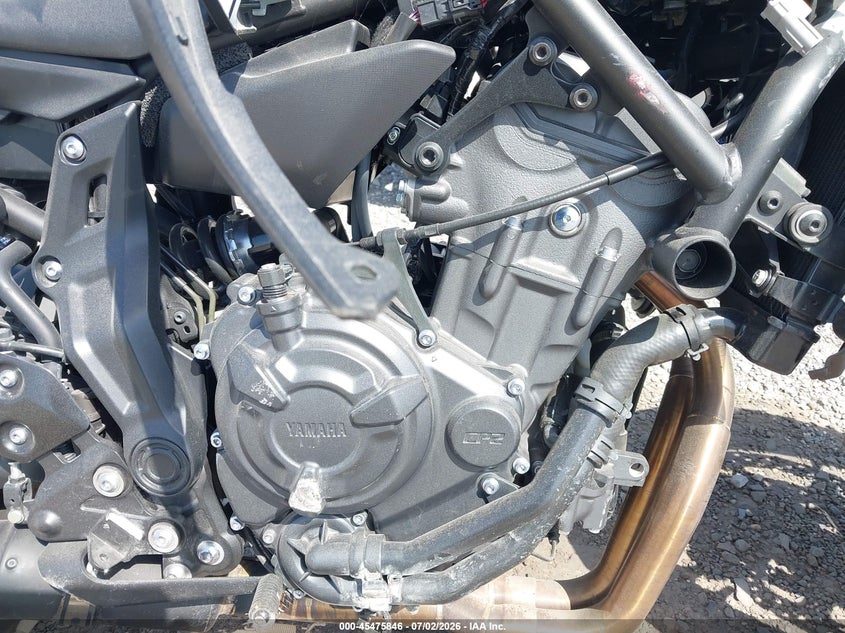 2022 Yamaha Mt07 VIN: JYARM32E9NA004597 Lot: 45475846