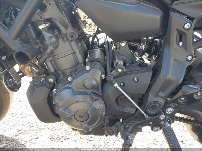 2022 Yamaha Mt07 VIN: JYARM32E9NA004597 Lot: 45475846