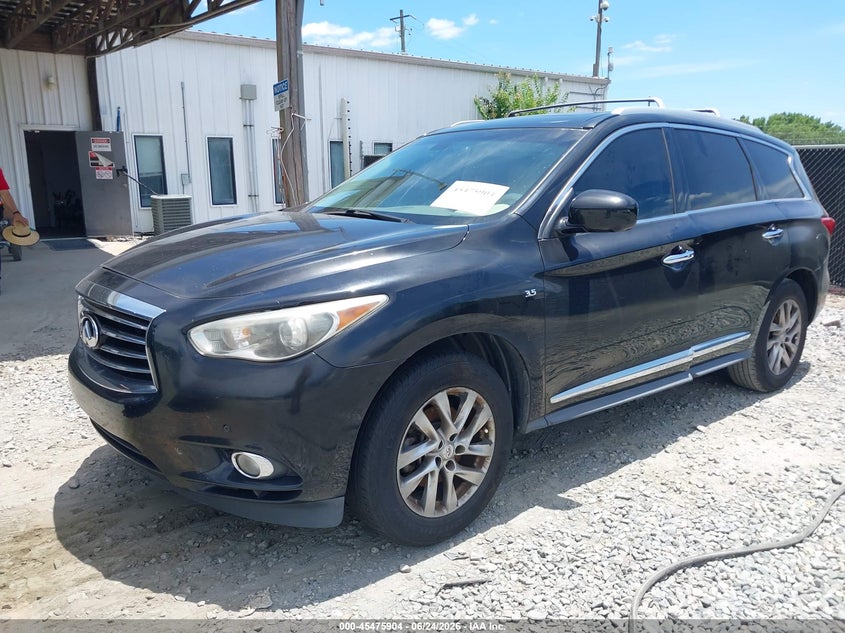 Vin: 5n1al0mn8ec543714, lot: 45974079, infiniti qx60 20142