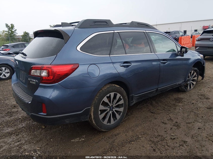 Vin: 4s4bsakc0h3243863, lot: 45974085, subaru outback 2.5i limited 20174