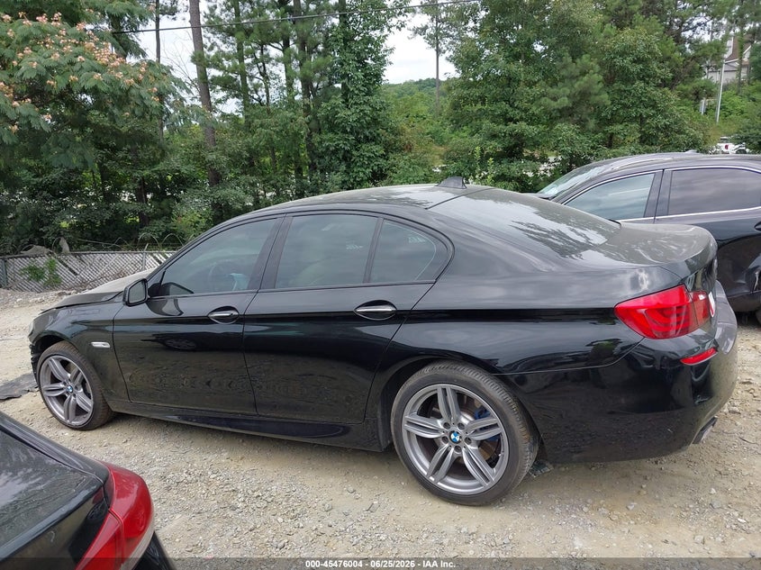 BMW 550I 2012 VIN WBAFR9C55CDX78753