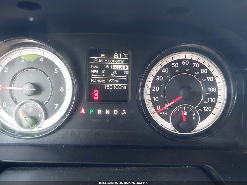 RAM 1500 CLASSIC 2019 VIN 1C6RR7KTXKS598853