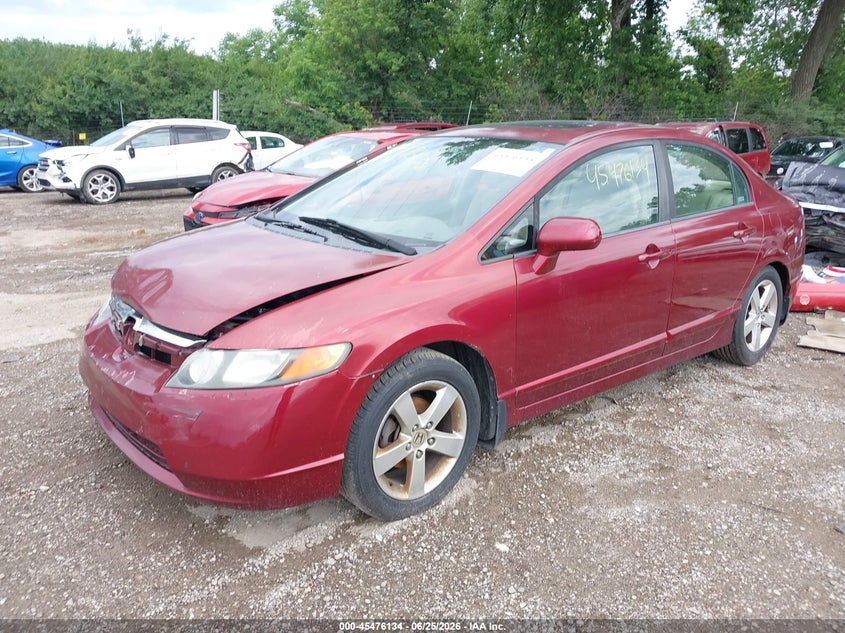 1HGFA16888L046553 2008 Honda Civic Ex photo 1