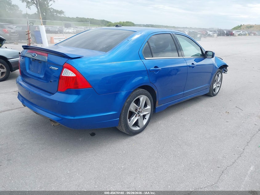 Vin: 3fahp0kc4cr264354, lot: 45974355, ford fusion sport 20124