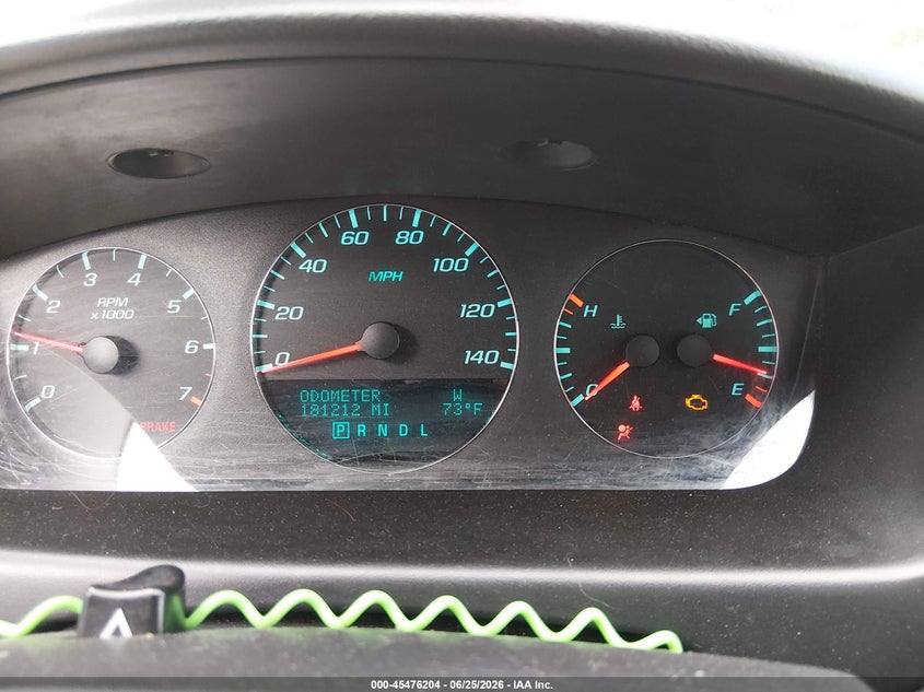 CHEVROLET IMPALA 2012 VIN 2G1WC5E36C1285208