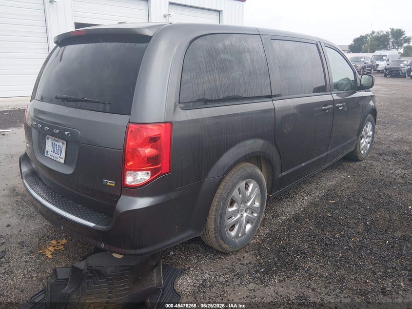 Vin: 2c4rdgbg8jr288713, lot: 45974433, dodge grand caravan se 20184