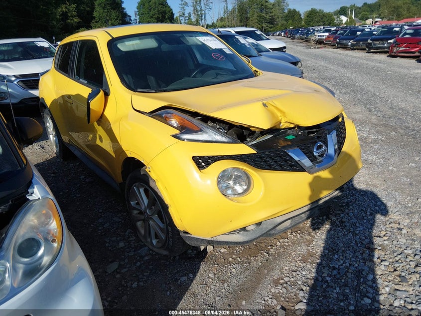 Vin: jn8af5mv8ft559927, lot: 45974523, nissan juke sv 20151