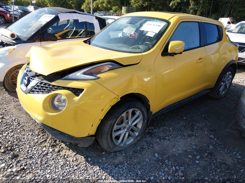 Vin: jn8af5mv8ft559927, lot: 45974523, nissan juke sv 20152