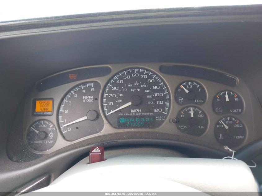 2002 GMC YUKON SPORT UTILITY VEHICLE 6.0L V-8 320HP