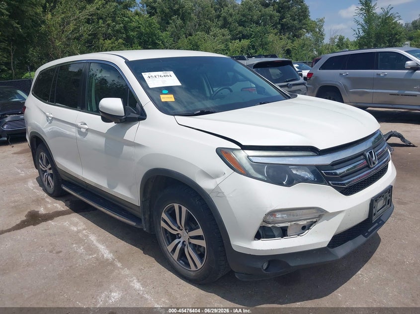 Vin: 5fnyf6h30hb075636, lot: 45974579, honda pilot ex 2017 img_1