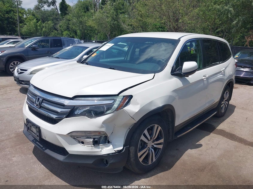 Vin: 5fnyf6h30hb075636, lot: 45974579, honda pilot ex 20172