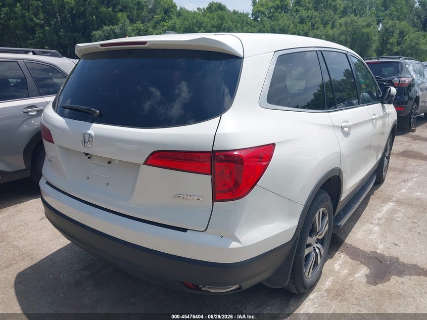 Vin: 5fnyf6h30hb075636, lot: 45974579, honda pilot ex 20174