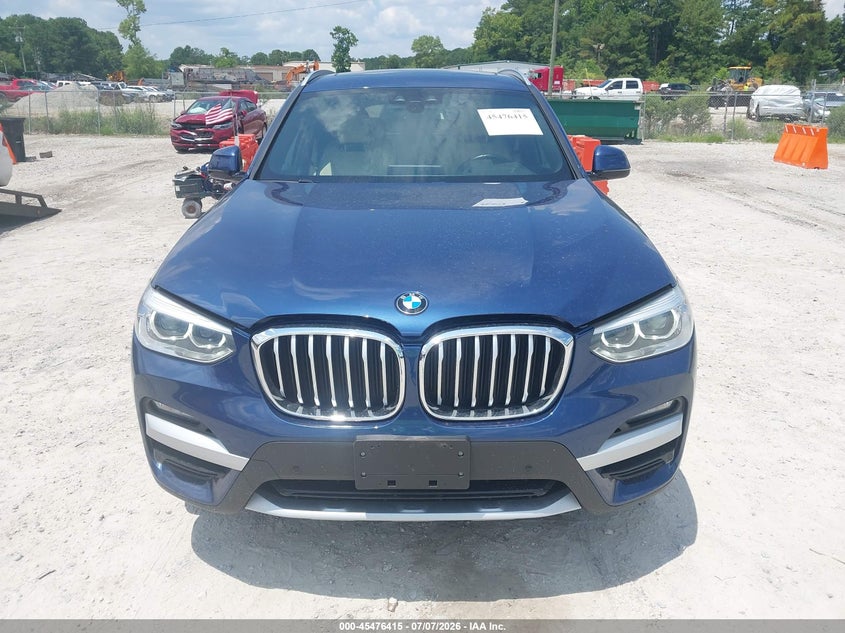 2021 BMW X3 xDrive30I VIN: 5UXTY5C03M9H22905 Lot: 45476415