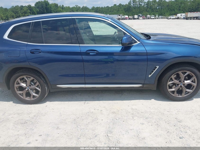 2021 BMW X3 xDrive30I VIN: 5UXTY5C03M9H22905 Lot: 45476415