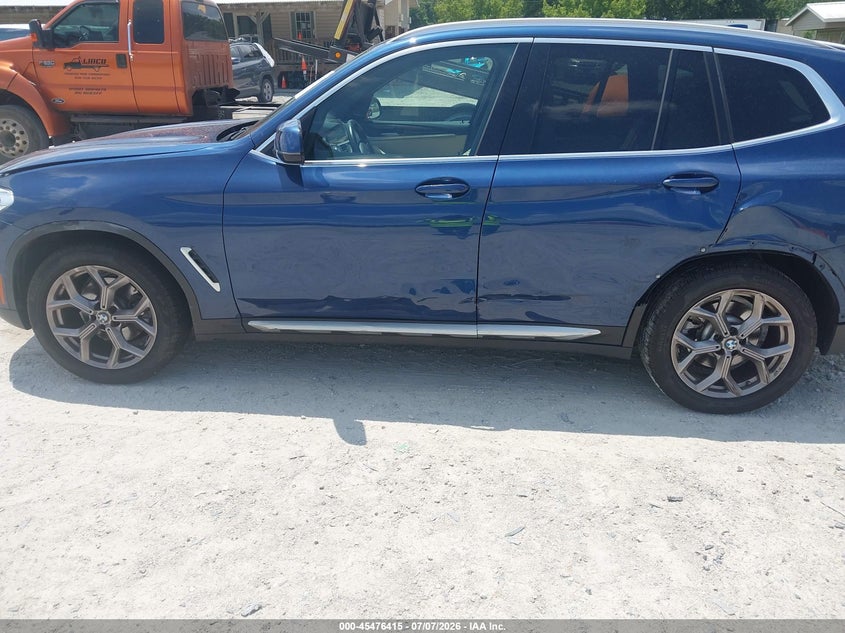2021 BMW X3 xDrive30I VIN: 5UXTY5C03M9H22905 Lot: 45476415