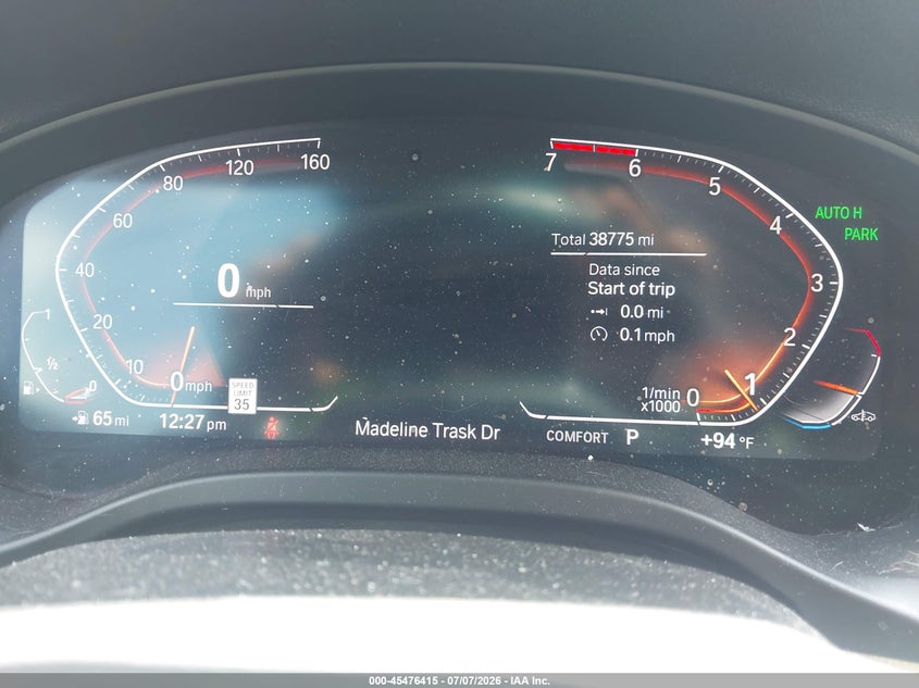 2021 BMW X3 xDrive30I VIN: 5UXTY5C03M9H22905 Lot: 45476415