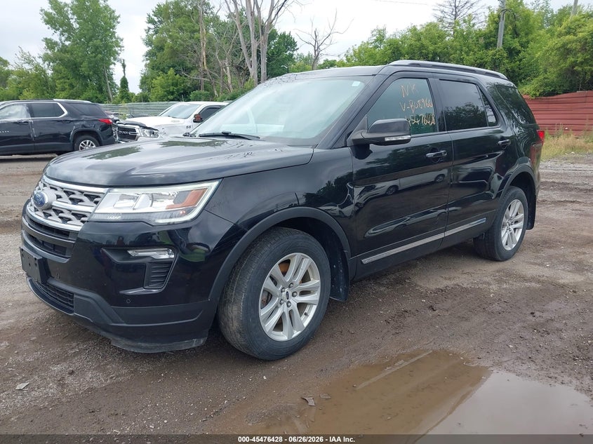 Vin: 1fm5k8d87jgb08960, lot: 45974603, ford explorer xlt 20182