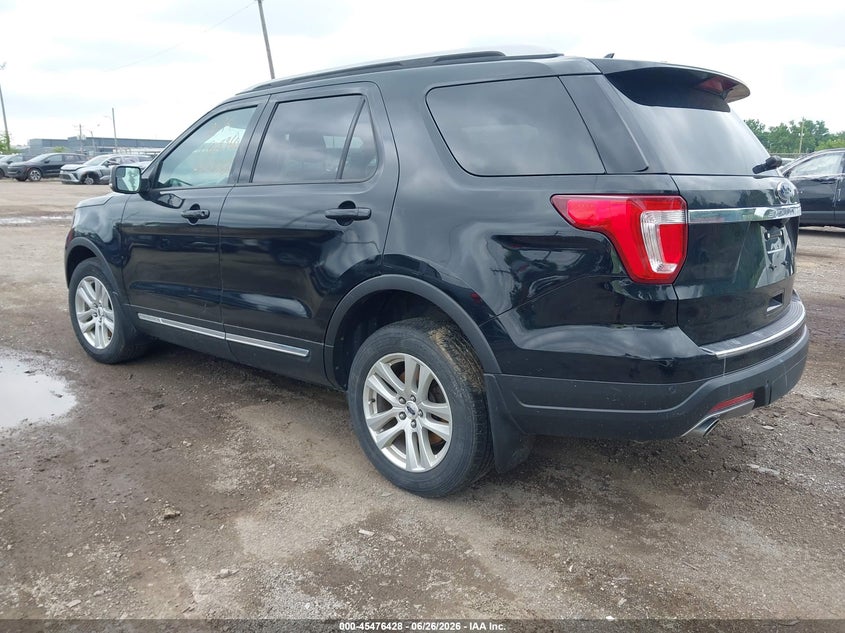 Vin: 1fm5k8d87jgb08960, lot: 45974603, ford explorer xlt 20183