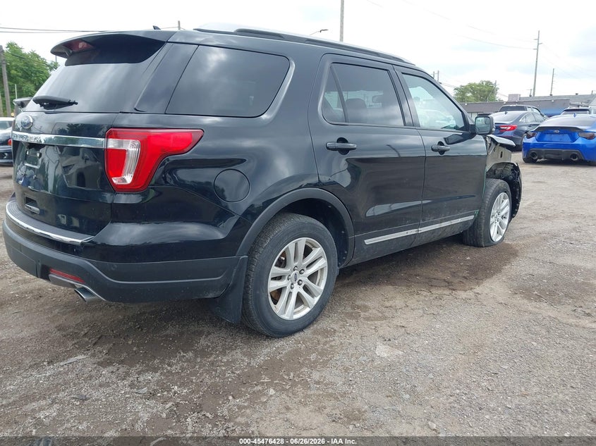 Vin: 1fm5k8d87jgb08960, lot: 45974603, ford explorer xlt 20184
