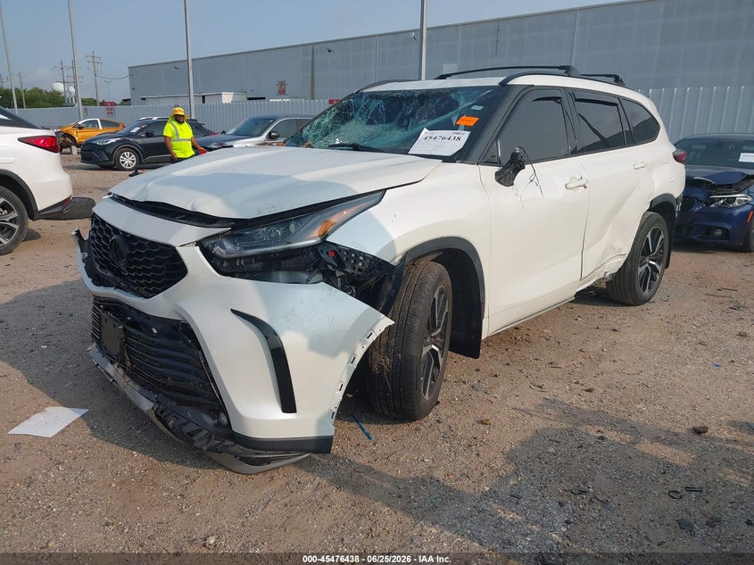 Vin: 5tdjzrah4ms077993, lot: 45974613, toyota highlander xse 20212