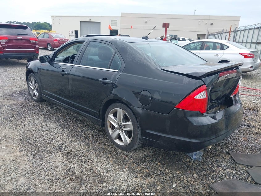2010 FORD FUSION auction photo 3
