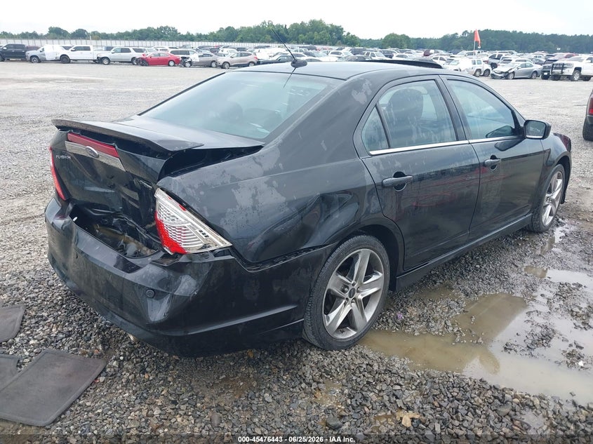 2010 FORD FUSION auction photo 4