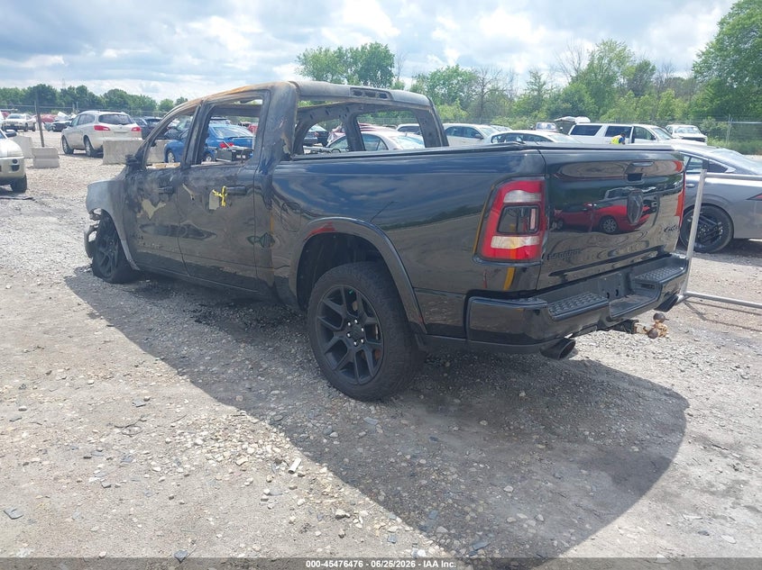 Vin: 1c6srfjt0mn534514, lot: 45974651, ram 1500 laramie  4x4 5'7 box 20213