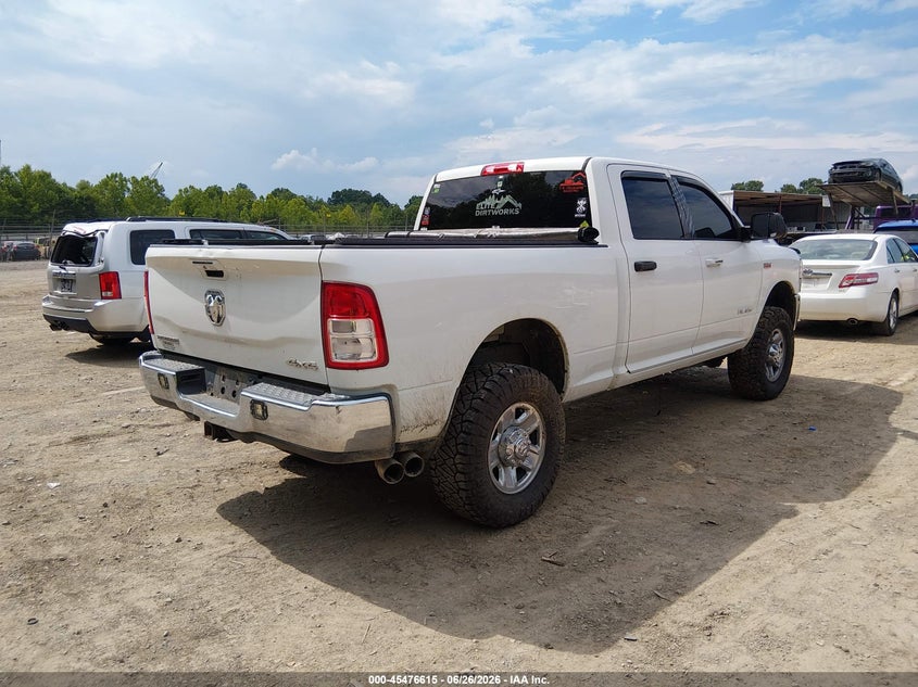 Vin: 3c6ur5dj9kg663693, lot: 45974790, ram 2500 big horn  4x4 6'4 box 20194