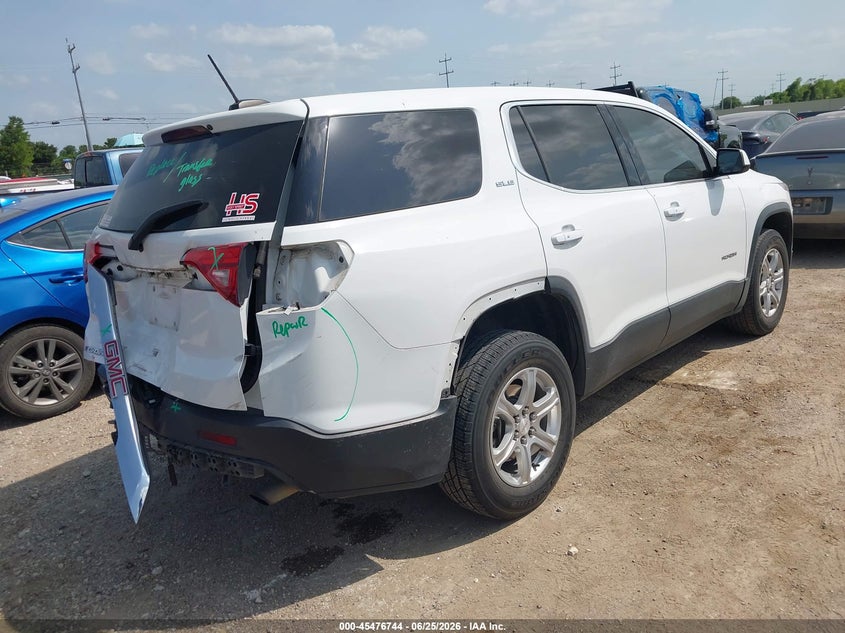 Vin: 1gkknkla5jz212730, lot: 45974918, gmc acadia sle-1 20184