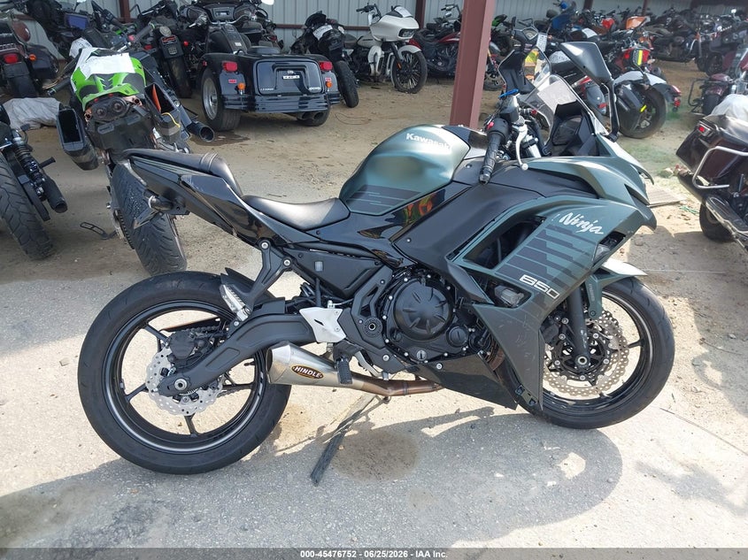 2025 Kawasaki Ex650 P VIN: ML5EXEP16SDAG0236 Lot: 45476752