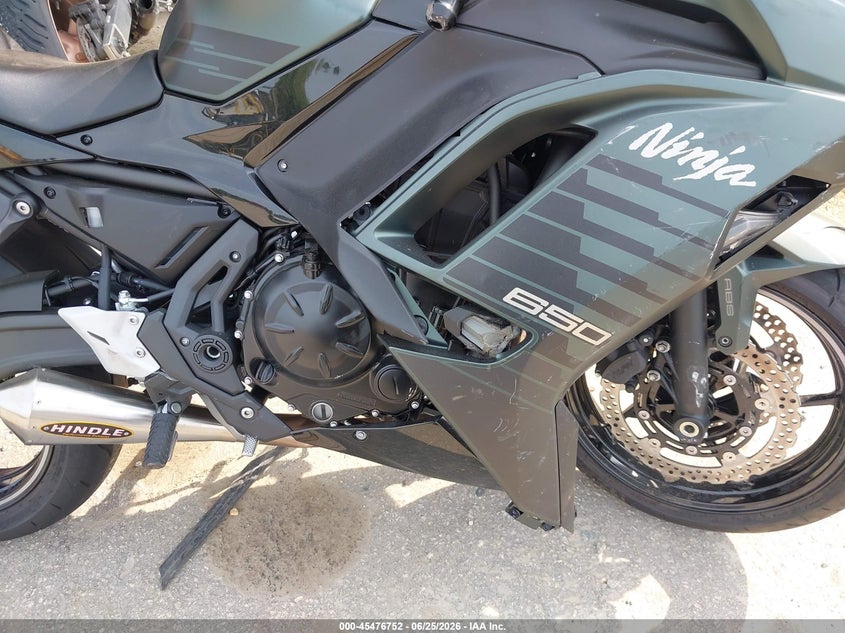 2025 Kawasaki Ex650 P VIN: ML5EXEP16SDAG0236 Lot: 45476752