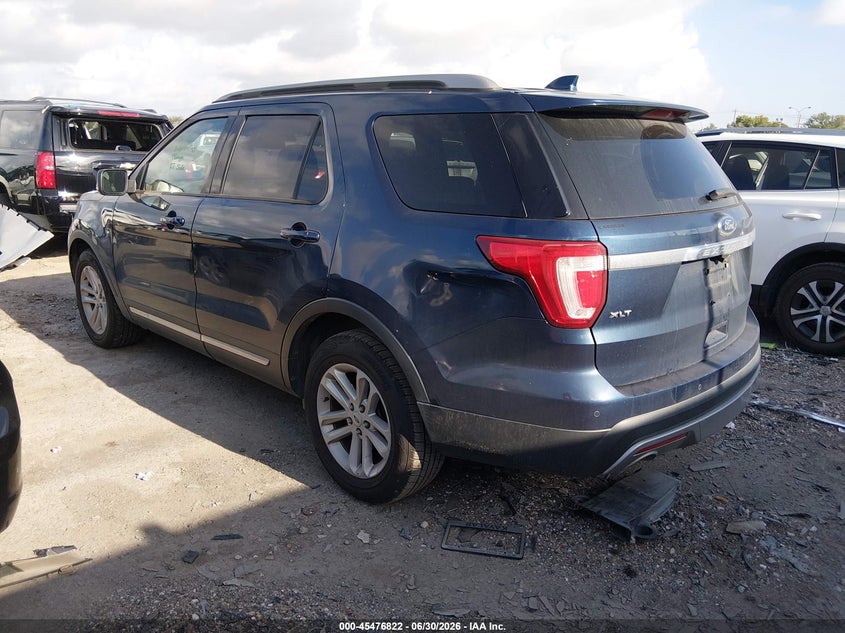 Vin: 1fm5k7d8xhgc47419, lot: 45974997, ford explorer xlt 20173