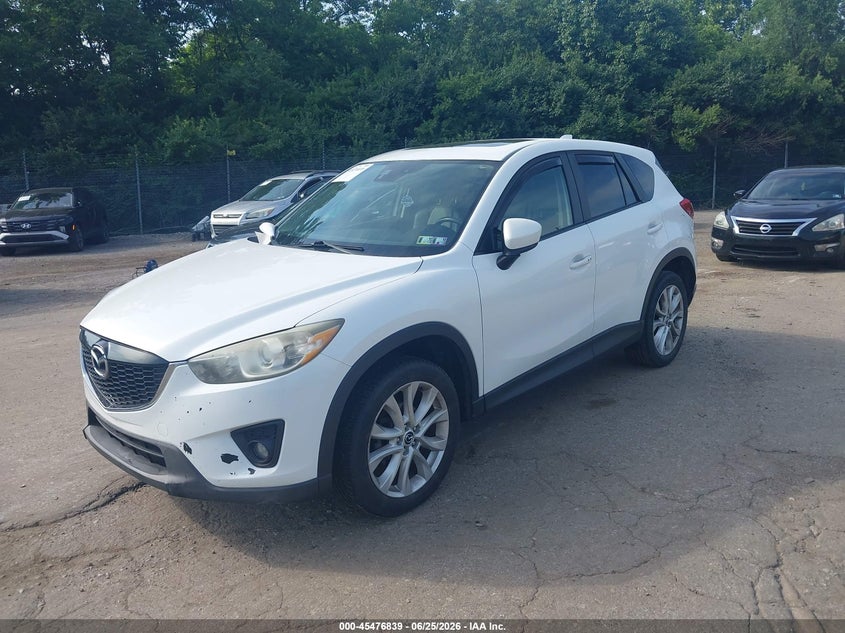 Vin: jm3ke4dy7e0321193, lot: 45975014, mazda cx-5 grand touring 20142