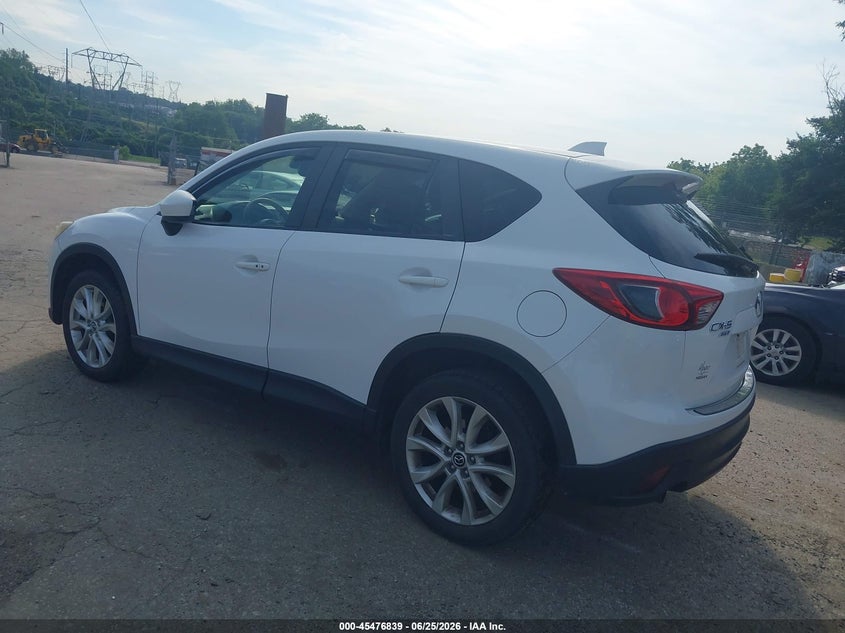 Vin: jm3ke4dy7e0321193, lot: 45975014, mazda cx-5 grand touring 20143