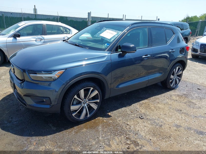 2022 Volvo XC40, Удар ззаду, IAAI, VIN YV4ED3UR3N2705159 — фото 2