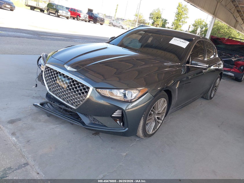 Vin: kmtg64la4lu048737, lot: 45975060, genesis g70 2.0t rwd 20202