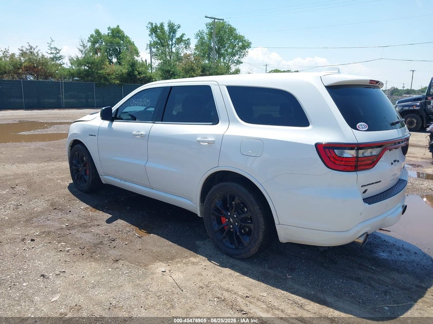 Vin: 1c4sdjct3lc228764, lot: 45975080, dodge durango r/t 20203