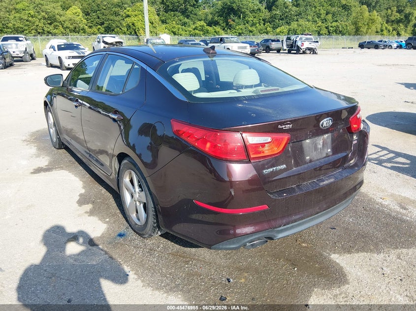 Vin: 5xxgm4a70eg280630, lot: 45975129, kia optima lx 20143