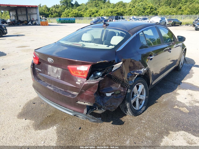 Vin: 5xxgm4a70eg280630, lot: 45975129, kia optima lx 20144