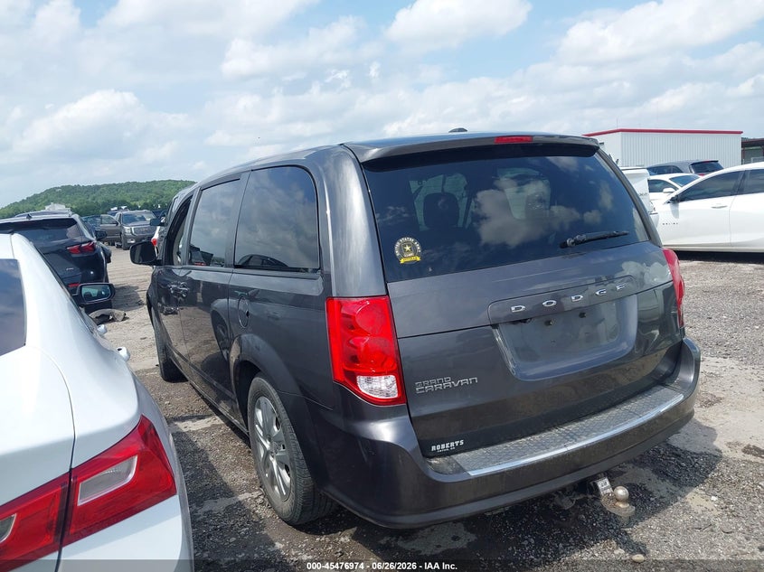Vin: 2c4rdgbg8jr135720, lot: 45975149, dodge grand caravan se 20183