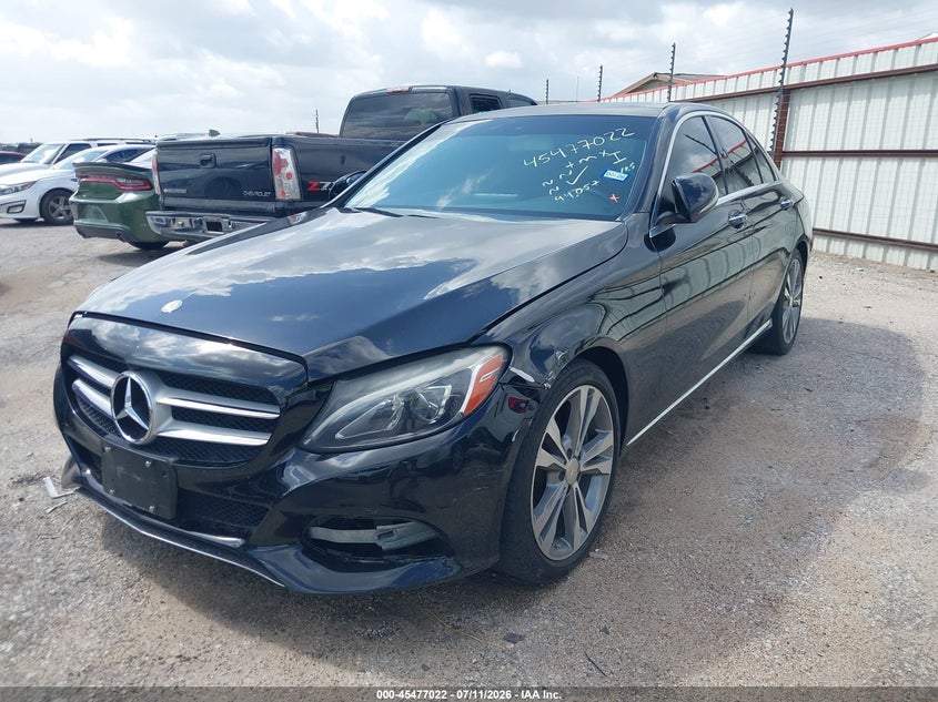 Vin: 55swf4jb1fu092115, lot: 45975197, mercedes-benz c 300 20152